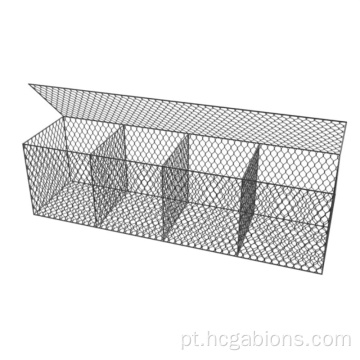 Malha de fio de ferro galvanizado Gabion